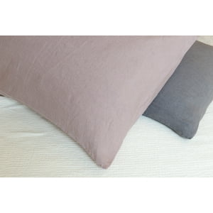 Purolino - Fundas De Almohadas Standard De Lino