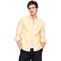 Camisa Tommy Hilfiger Oxford De Manga Larga Con Botones Para Hombre