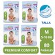 thumbnail image 2 of Pack x4 Pañal Emubaby Comfort M 80 pañales, 2 of 2