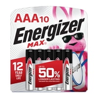 Pilas Alcalinas Energizer Max Aaa Paquete De 10
