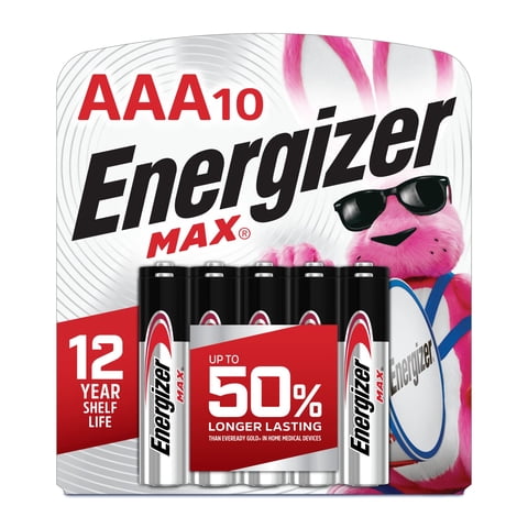 Pilas Alcalinas Energizer Max Aaa Paquete De 10