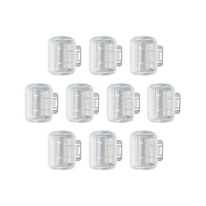 Genérico - 10 Uds Cubierta De Gancho Cubierta Protectora De Mano Calamar Jig Funda Protectora De Gancho Blanco M