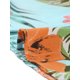 thumbnail image 5 of INSPIRE CHIC Camisas de Mujer Manga Corta Hawaiana Tropical Floral con Botones M Azul Cielo, 5 of 6