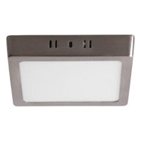 Teimporta - Panel Led Plafón Sobrepuesto Cuadrado Satinado 12W Neutra Satinado