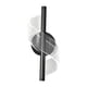 thumbnail image 1 of Aplique de pared, accesorio de iluminación LED de lujo, 12W, acrílico, espiral, LED, apliques de aluminio, lámpara de pared para interior, balcón, pas Negro, 1 of 5