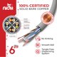 thumbnail image 3 of Cable Ethernet AiCat Cat6 de 152 m, 23 AWG, 10 Gbps, UTP, azul, 3 of 8