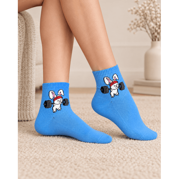 Calcetines Deportivos Mujer Iron Bunny