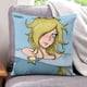thumbnail image 1 of Princesa Rosalina Fundas de almohada de terciopelo con tema, regalos de funda de almohada, decoración para el hogar, cojín de lanzar, regalo de cumpleaños para fans y parejas.56*56cm., 1 of 6