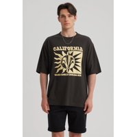 Fashionspark - Polera Hombre Print Oversize Marengo