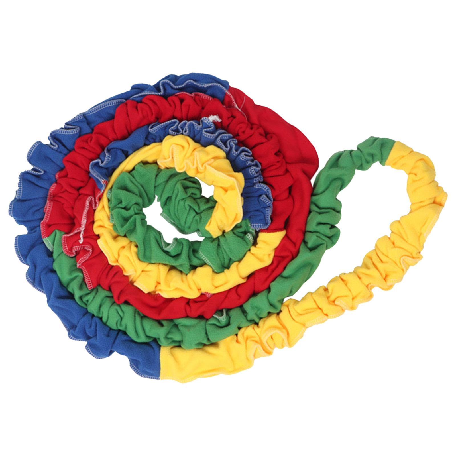 Magideal - Banda Elástica Cooperativa Suave, Banda De Resistencia, Juguete De Educación Temprana, Trabajo En Equipo, Banda De Ejercicio Multifuncional Multicolor 4m