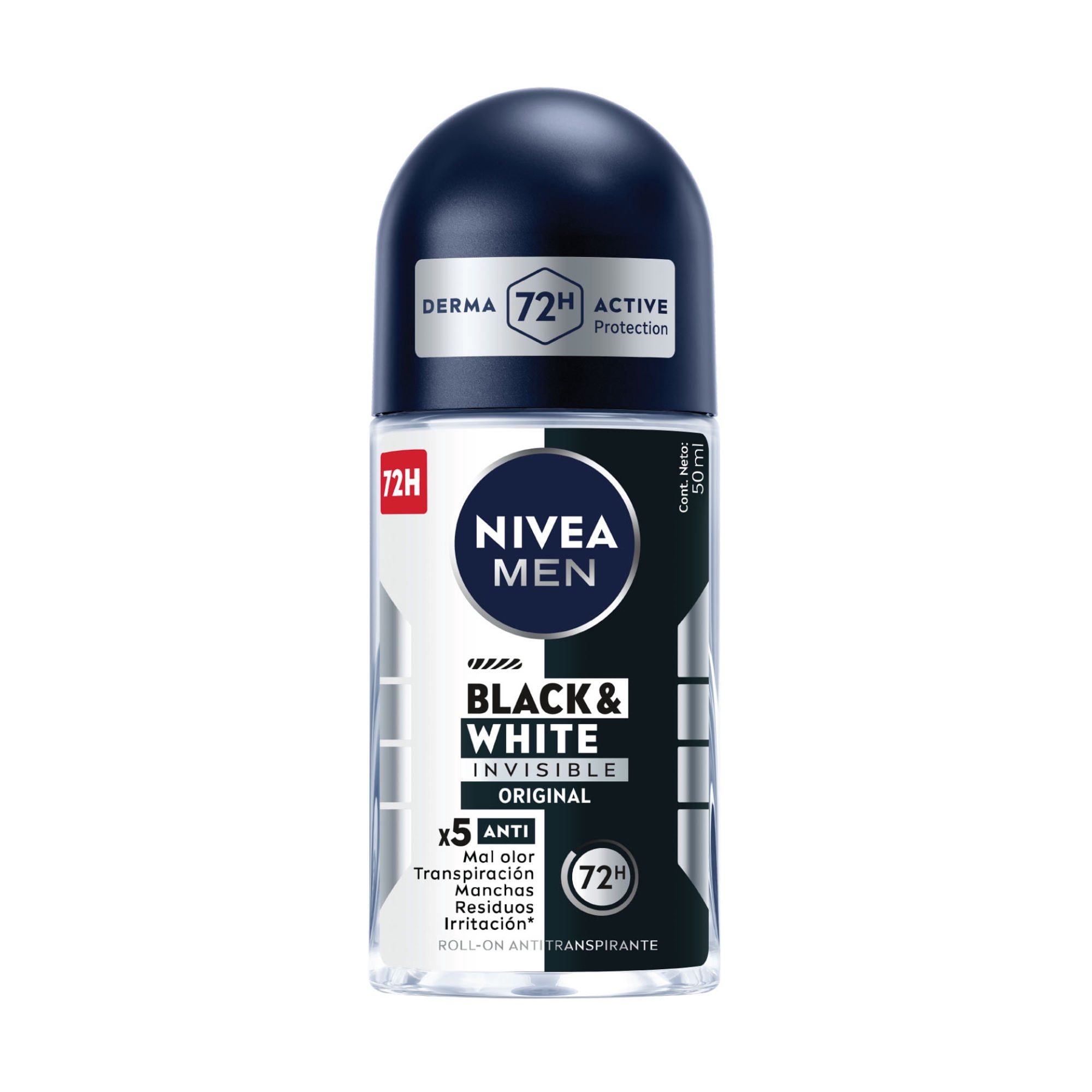 Desodorante Roll On Nivea Men Black & White