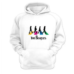 Genérico - Polerón Canguro The Beatles Blanco Talla M Unisex