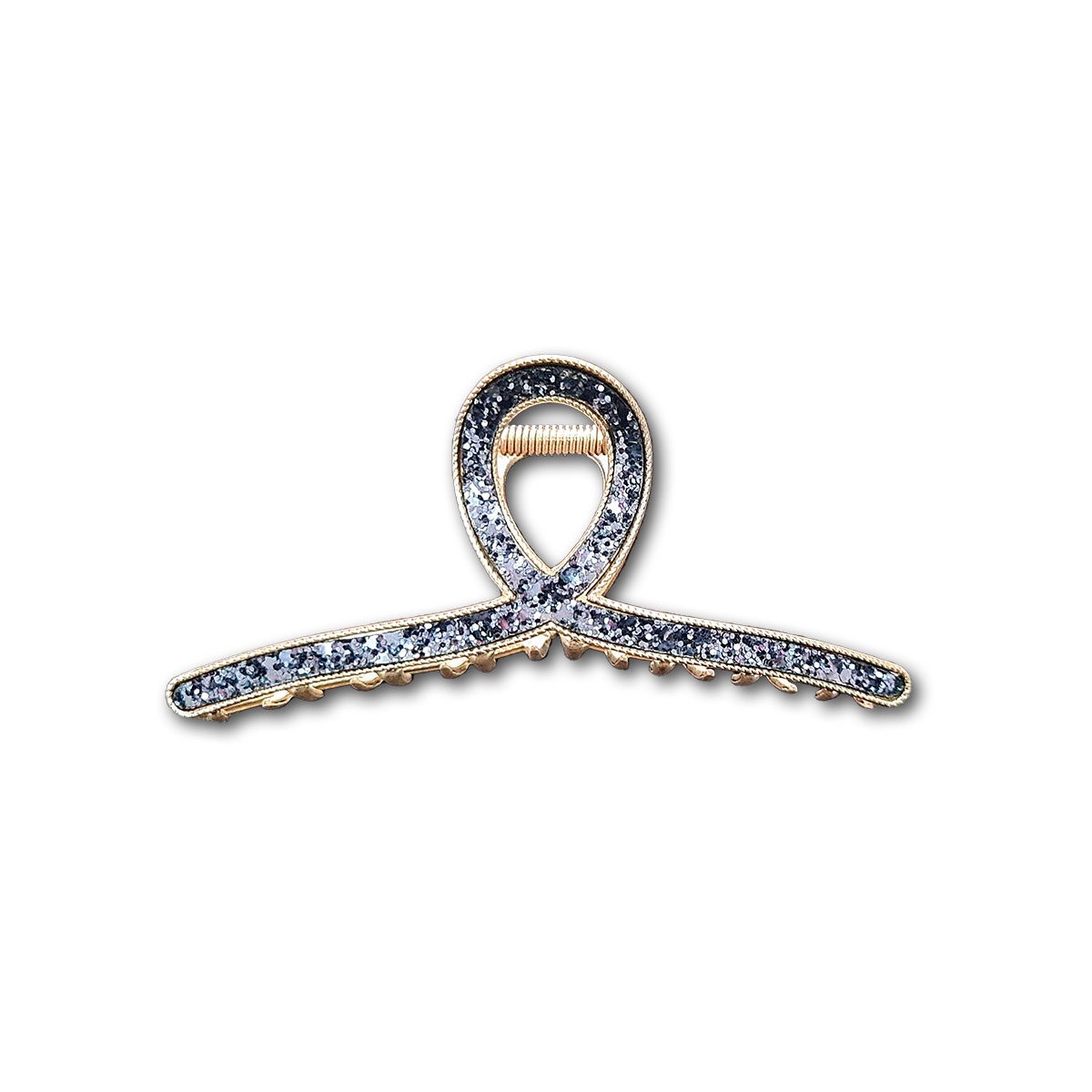 Besty - Traba Brillos Garra Tiburón De Cabello Infinity Azul Marino