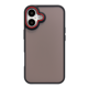 thumbnail image 1 of Carcasa Antigolpes Matte Borde Color Compatible Con iPhone 17 Negro, 1 of 4