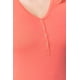 thumbnail image 3 of Top Corto de Punto Henley con Cuello en V y Manga Corta, 3 of 22