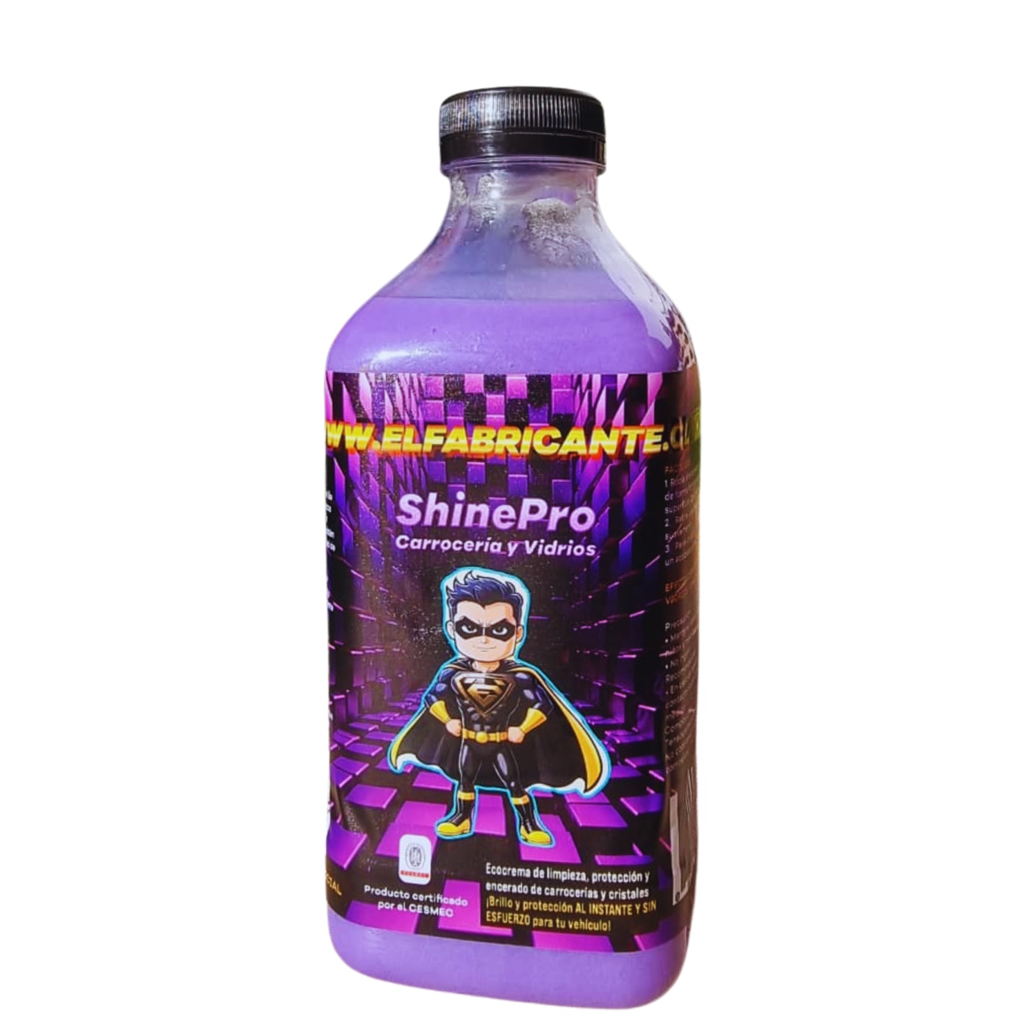 El Fabricante - Recarga 1 Litro Eco Crema Certificada Por Cesmec - Lavado En Seco Para Autos - Cera Para Autos