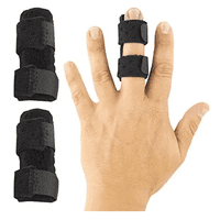 Genérico - Ferula Para Dedo Férula Para Dedos Vive (Paquete De 2) Negro