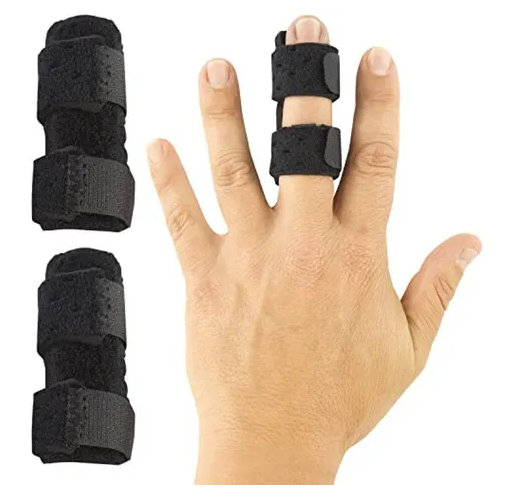 Genérico - Ferula Para Dedo Férula Para Dedos Vive (Paquete De 2) Negro