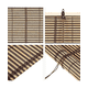thumbnail image 3 of Cortina Persiana Enrollable Bambú 90x180 cm Marrón y Beige, 3 of 3