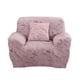 thumbnail image 3 of cubierta del sofá elástico 4 tamaños jade rosa 1-asiento 90-140cm, 3 of 3