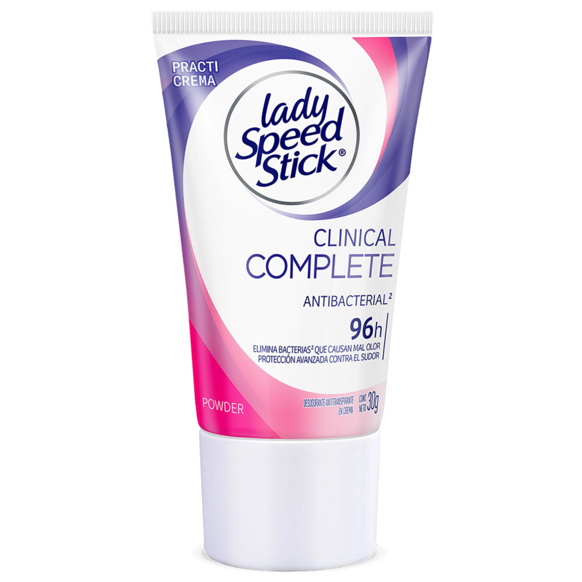 Desodorante Crema Lady Speed Stick Clinical Complete Powder Mujer