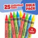 thumbnail image 2 of Crayones KiddieLoot 100 unidades, no tóxicos, de cera, 25 paquetes, 2 of 8