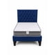 thumbnail image 1 of Cama de Plaza y Media Azul + Colchon Semi ortopedico 1.5, 1 of 2