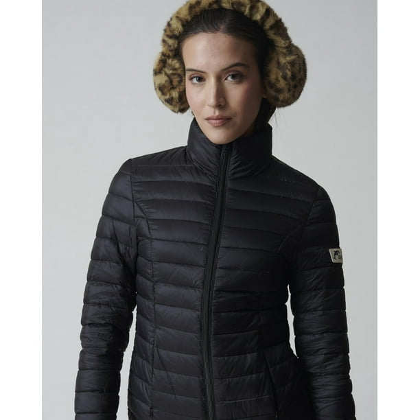 Parka pluma color Negro L