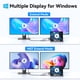 thumbnail image 3 of Estación de acoplamiento USB C con doble monitor LIONWEI Hub 6 en 1 de 100 W, 3 of 8