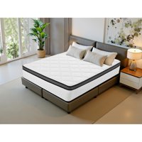 M&Ms - Full Mattress, 10 Inch Full Hybrid Mattress In A Box, Individually Wrapped Pocket Coils Innerspring Mattress, Medium Firm, Pressure Relief & Breathable Comfort, Certipur-Us, Oeko-Tex