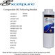 thumbnail image 3 of Reemplazo del filtro de agua del refrigerador EXCELPURE UKF8001, 3 of 5