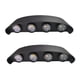 thumbnail image 2 of Lámpara de pared moderna impermeable para exteriores, 2 unidades, 8 LED, para pasillo, porche, lámpara de pared vertical, para interiores, para hoteles, patios, entradas, jardines y caminos., 2 of 8