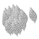 thumbnail image 3 of 100 piezas de hojas de rosas artificiales apliques scrapbooking bricolaje artesanal de plata, 3 of 5