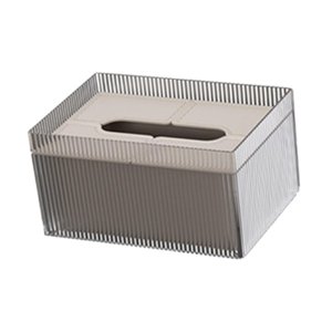 Magideal - Porta Pañuelos, Porta Servilletas Faciales, Funda Extraíble, Estuche Portátil Para Pañuelos, Dispensador De Pañuelos Para El Hogar, La Mesa, El Coche, Gris Marrón