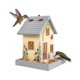 thumbnail image 1 of Casa de pájaros colgante MEWANG 18 cm × 23 cm color amarillo claro, 1 of 9