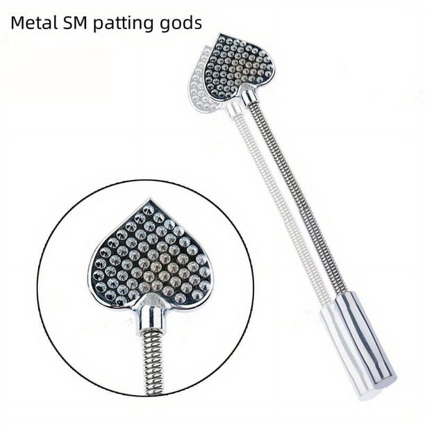 Heart Shaped Stainless Steel Erotic Paddle for Couples - Perfect for Spanking, Bondage, and Pleasure - Enhance Your Sex Life with this Sex Toy for Men and Women
