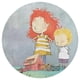 thumbnail image 3 of Stella y Sam Alfombra Redonda de Felpa Coral, Antideslizante, No Desprende Pelusas, Lavable y Duradera para Salón, Dormitorio y Habitación de Niños 60cm, 3 of 6