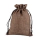 thumbnail image 5 of 50 Piezas Bolsas De Regalo Con Cordón Bolsa Con Cordón Para Comestibles Fiesta Boda Marrón Oscuro, 5 of 5