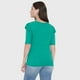 thumbnail image 2 of Polera Mujer Rib Vuelos Verde Agua Corona, 2 of 5