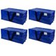 thumbnail image 1 of Bolsa de mudanza DURASACK, contenedor de almacenamiento pesado azul x4, 1 of 5