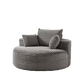 thumbnail image 1 of 55'L Corduroy Sponge single sofa,No Assembly Required,Fluffy Modern Sleeper Chair for Living room, Bedroom, Lounge and Projection Room(Not a swivel chair.), 1 of 3