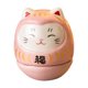 thumbnail image 2 of Porcelana Fortune Cat Daruma Tumbler Craft House -Alarhing Regalo 1.4x1.4x1.5 Pulgadas Rosa, 2 of 5