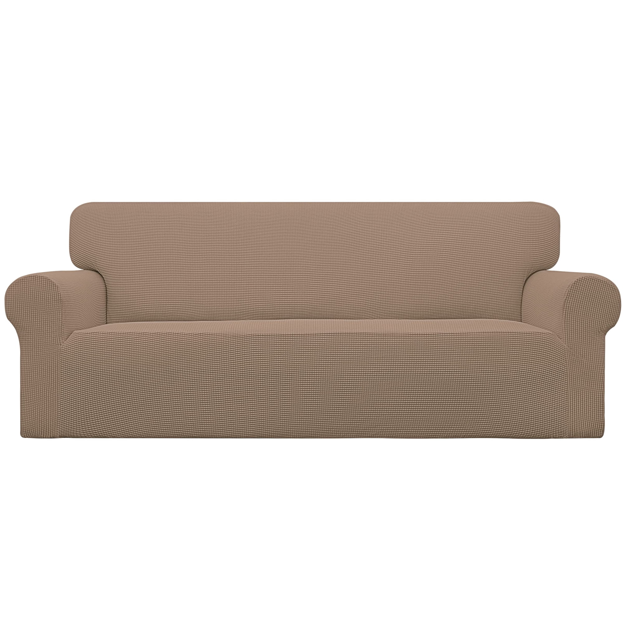 Funda Elástica Para Sofá Easy-going Color Camel De Poliéster