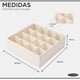 thumbnail image 5 of Pack de 3 Cajas Organizadoras Closet Carry All 16 Divisiones Ropa Interior Accesorios, 5 of 7