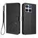 thumbnail image 1 of Motorola Edge 70 Fusion Funda Billetera con Estampado de Gato, Negro, 1 of 6