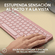 thumbnail image 3 of Teclado Logitech Pebble K380s bluetooth rosado español, 3 of 3