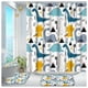 thumbnail image 2 of Set Juego De Baño Con Cortina Cubre Inodoro 4 Piezas, 2 of 6