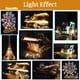 thumbnail image 5 of Mini luces LED FNHMSL de 10 piezas, moradas, a batería, 5 of 6