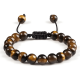 thumbnail image 1 of Pulsera ojo de tigre ajustable piedra natural unisex 8mm, 1 of 3