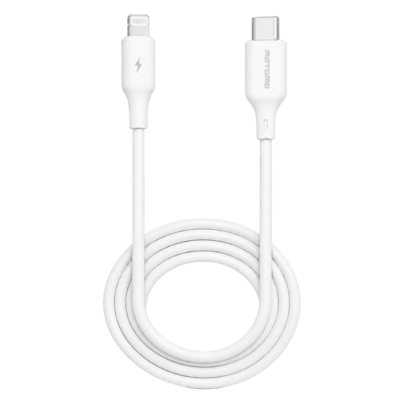 Cable Motomo Tipo-c A Lightning 27w Carga Rápida 1m